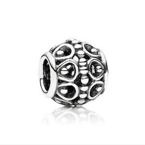 Pandora Sterling Silver Cloud's Silver Lining Openwork Gilded Cage Charm